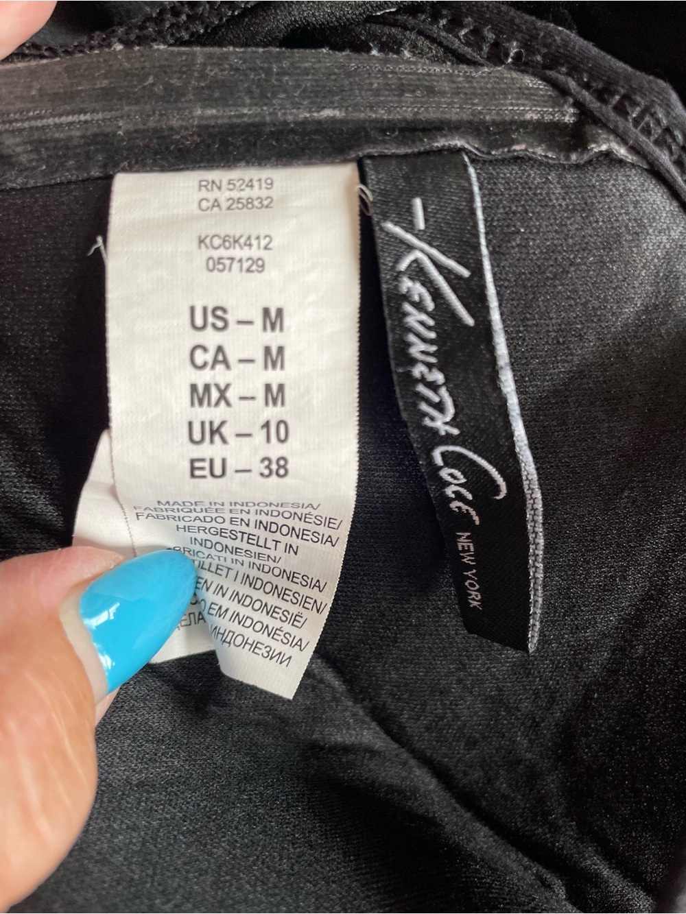 Kenneth Cole Women’s Black Strappy One-Piece Swimsuit - Picture 6 of 6